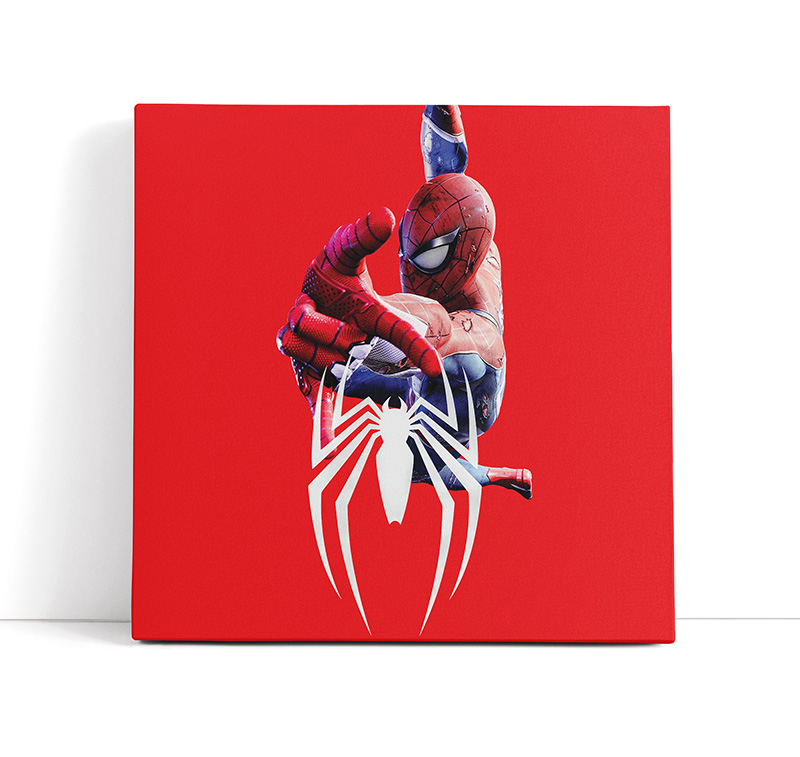 تابلو گیمینگ Spider-Man طرح اکشن و لوگو