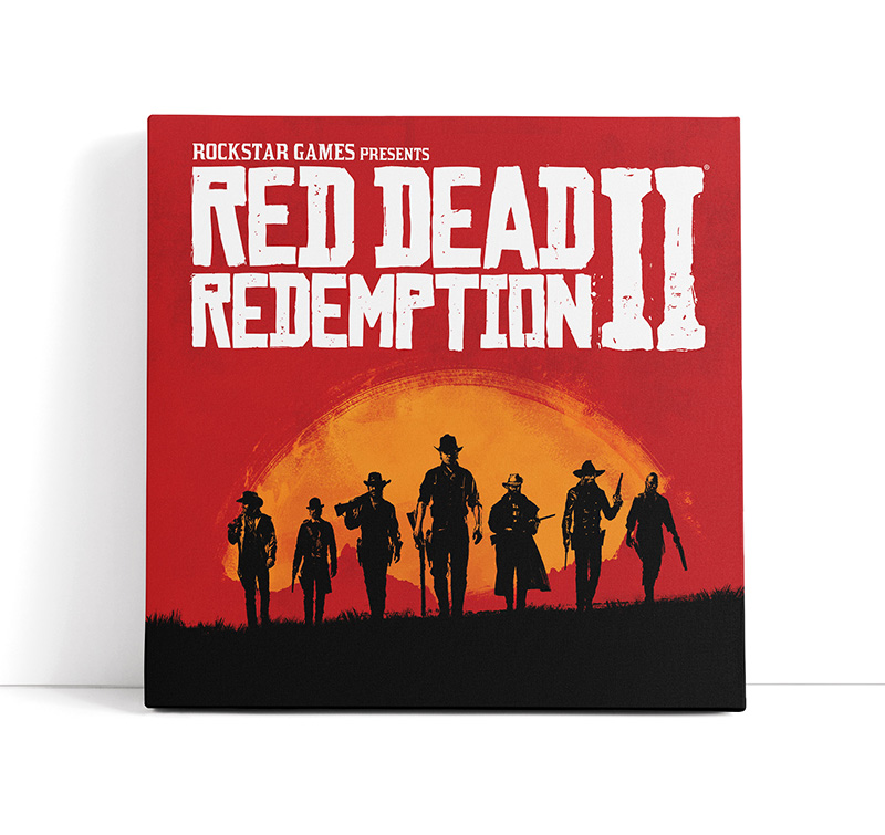 تابلو گیمینگ Red Dead Redemption 2 طرح کاور