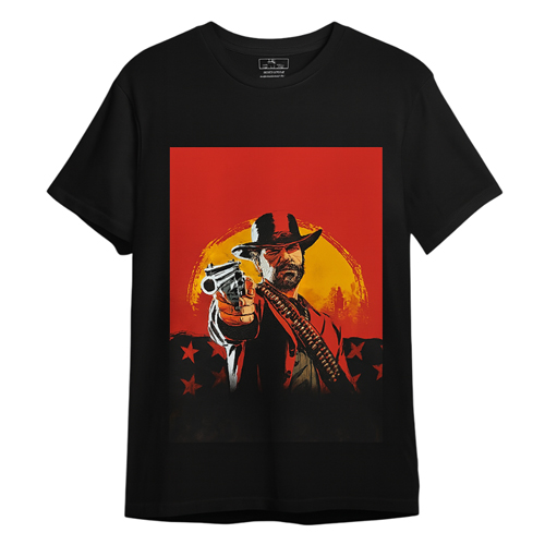 تیشرت گیمینگ طرح وسترن Red Dead Redemption 2
