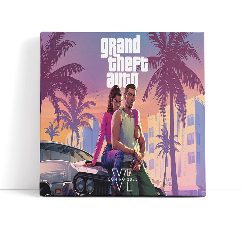 تابلو گیمینگ GTA 6 طرح پوستر رسمی